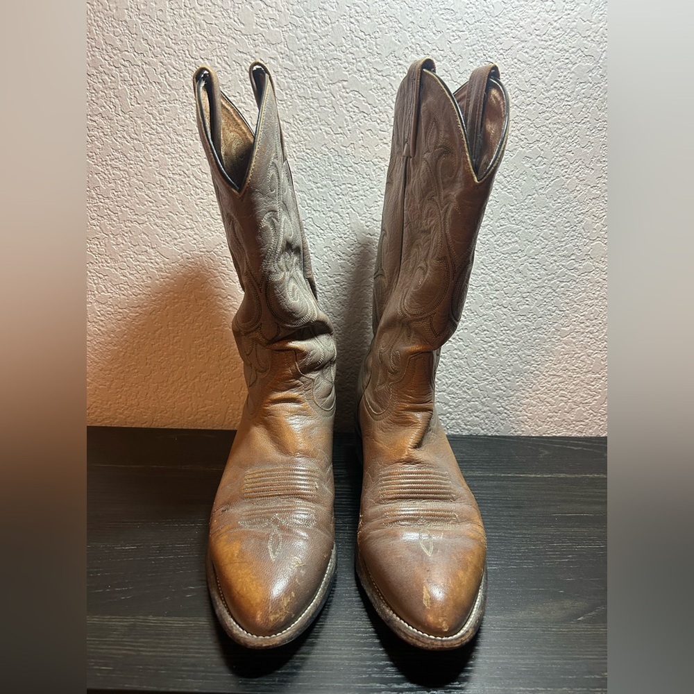 Vintage Tony Lama Cowboy Western Boots Men’s Size 9D  C6220